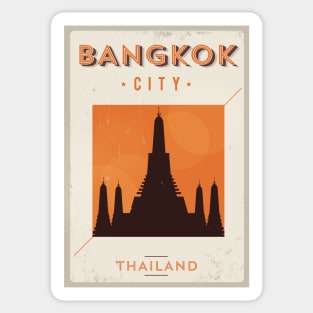 Bangkok Poster Design Sticker